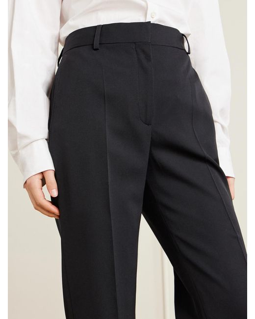Stella McCartney Blue Wool Flared Pants