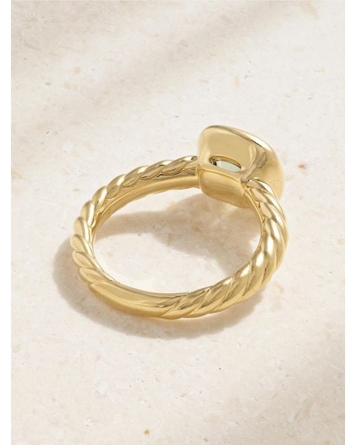 David Yurman Natural Dy Mercer 18-Karat Prasiolite Ring