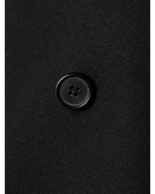 Khaite Black Dean Double-Breasted Wool Jacket