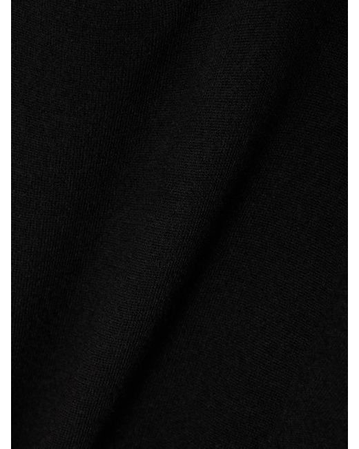Saint Laurent Black Minikleid Aus Einer Wollmischung