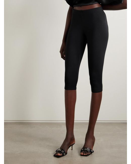 Leggins Raccourci En Jersey Smooth Layers, Obsidian Skims en coloris Black