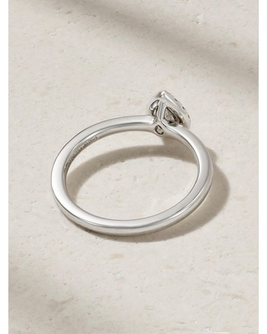De Beers London Natural Aura Platinum Diamond Ring