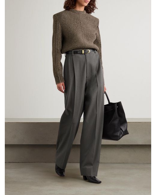 Bottega Veneta Brown Wool-Blend Sweater