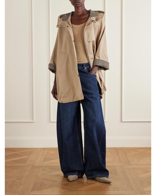 Brunello Cucinelli Natural Cotton And Linen-Blend Coat