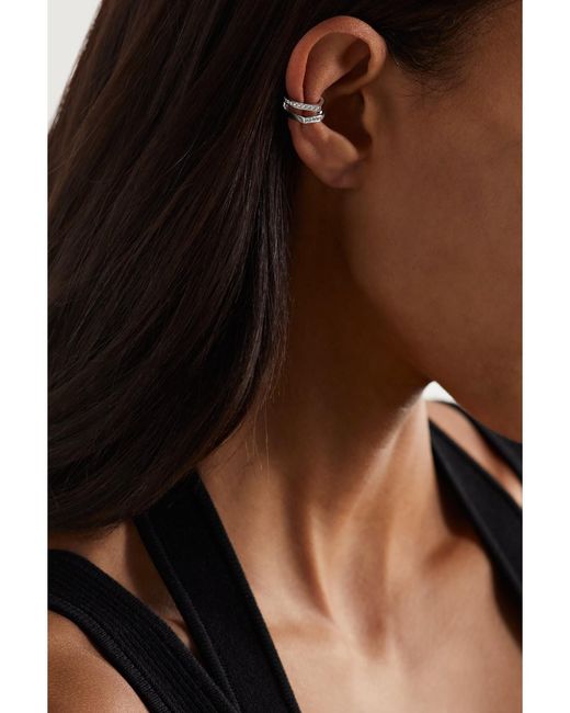 Repossi Gray Antifer 18-Karat Diamond Ear Cuff
