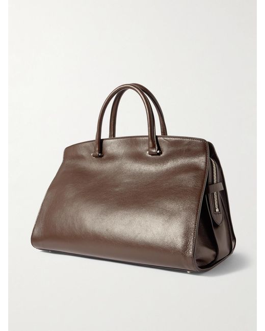 Metier Brown Private Eye Large Leather Tote