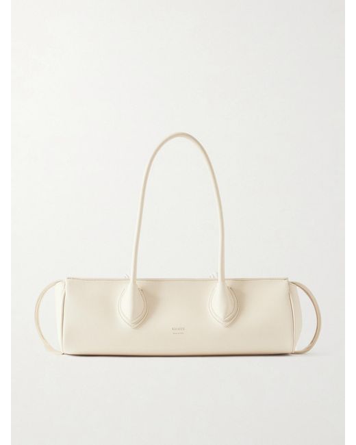 Khaite Natural Donna Leather Shoulder Bag