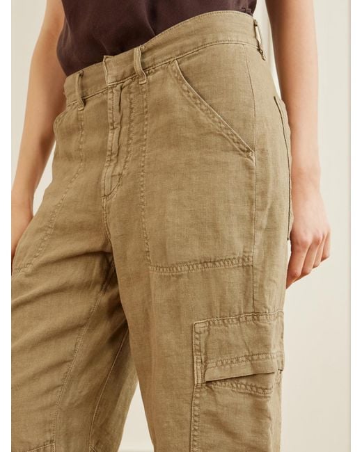 Citizens of Humanity Natural Ciela Linen Tapered Pants