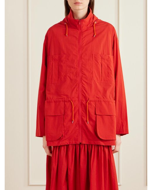 Auralee Red Cotton Jacket