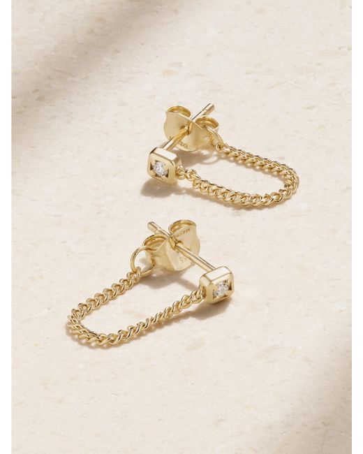 Mateo Natural 14-Karat Diamond Earrings