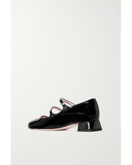 roger vivier tres vivier patent leather pumps