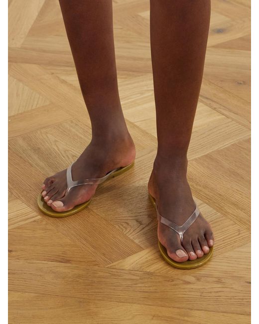 Christopher Esber White Jo Pvc Flip Flops