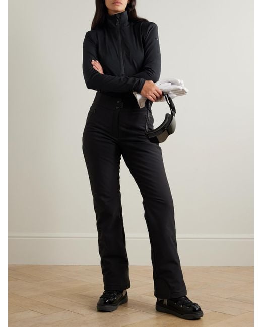 Goldbergh Black Odette Stretch Recycled-Jersey Base Layer