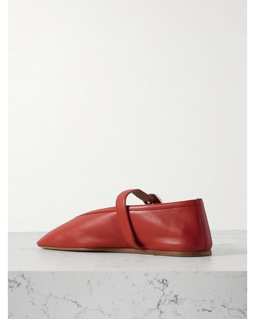 Babies En Cuir Stella Le Monde Beryl en coloris Red