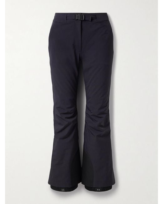 Moncler Blue Belted Bootcut Ski Pants