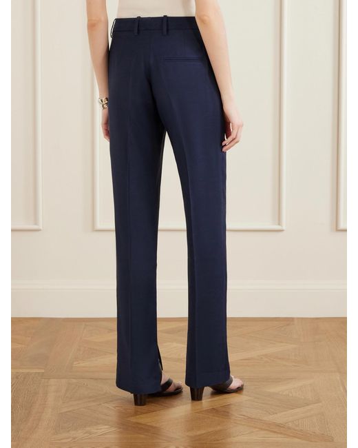 Kallmeyer Blue Charlie Woven Mid-Rise Straight-Leg Pants