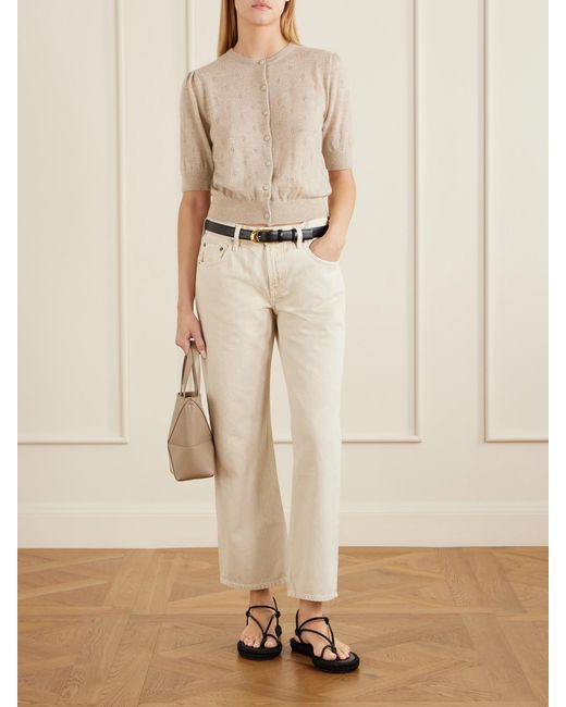 Citizens of Humanity Natural Faye Mid-Rise Straight-Leg Jeans
