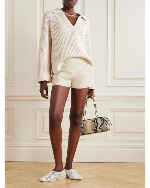 Faithfull The Brand Natural Noto Woven Shorts