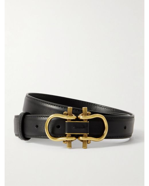 Ceinture En Cuir Bottega Veneta en coloris Black