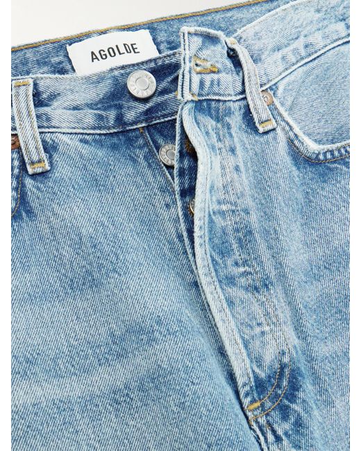 Agolde Blue '90S Pinch High-Rise Straight-Leg Jeans