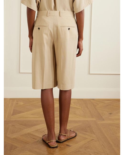 Totême Natural Woven Shorts