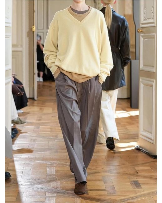 Ssstein Natural Brushed-Cashmere Sweater
