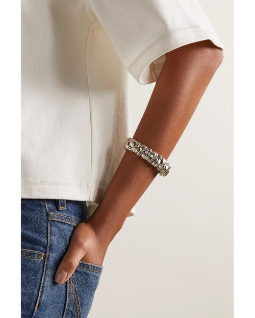 Bottega Veneta Natural Intrecciato Cuff