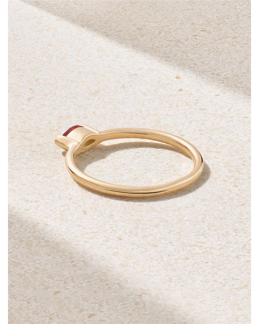 Melissa Joy Manning Natural 14-Karat Recycled Rhodolite Ring