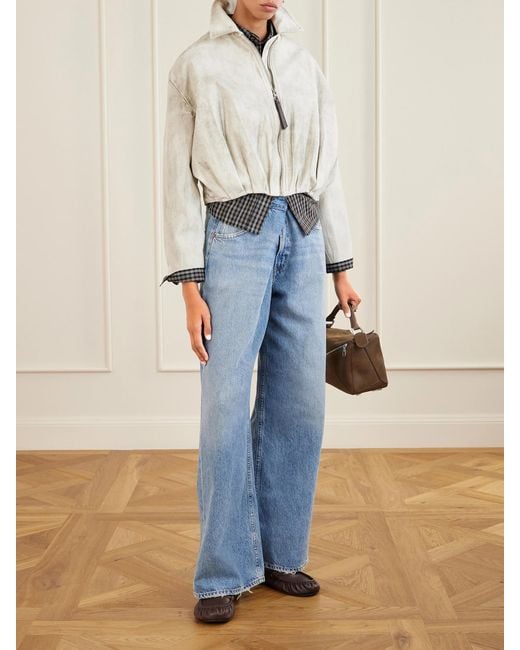 Loewe Natural Cotton-Twill Bomber Jacket