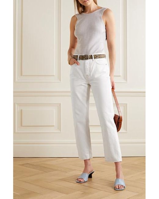 GRLFRND Denim Helena High-rise Straight 