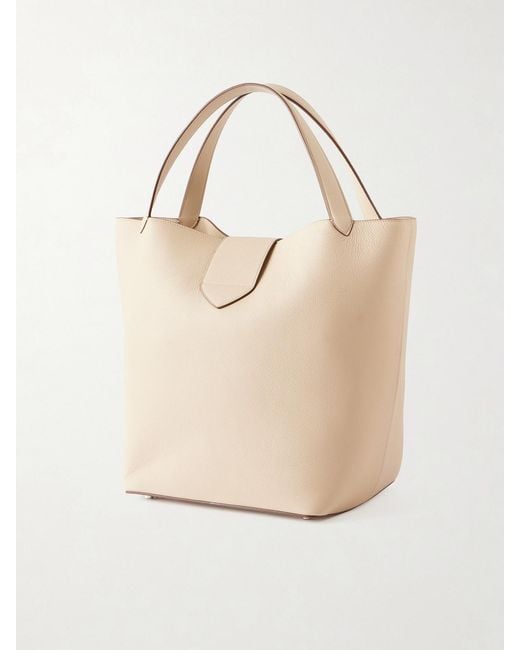 SAVETTE Natural The Anello Leather Tote
