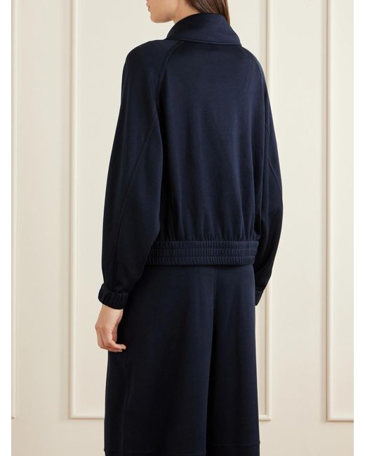 Brunello Cucinelli Blue Cotton-Blend Jacket