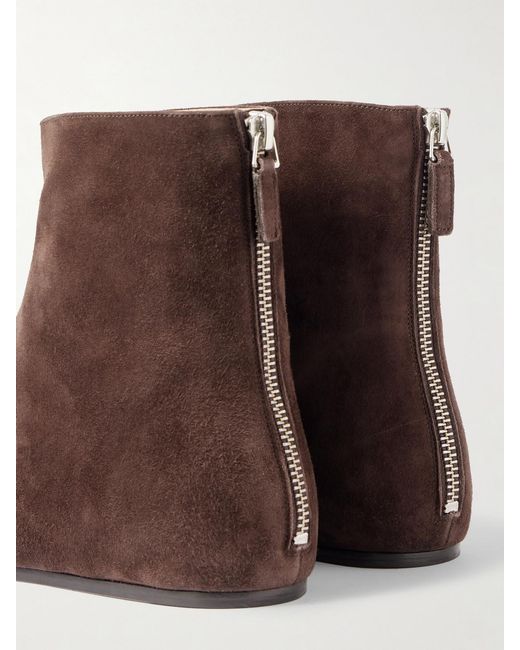 Le Monde Beryl Brown Luna Suede Ankle Boots