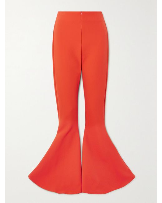 A.W.A.K.E. MODE Draped Stretch-Twill Flared Pants
