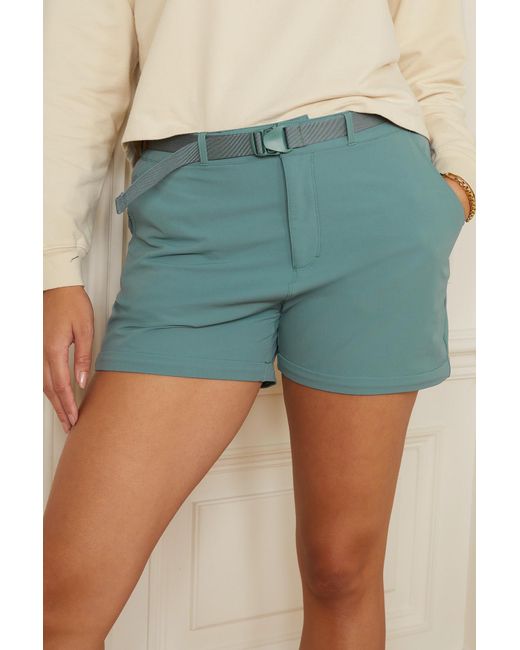 Outdoor Voices Zip-off Convertible Belted Rectrek Pants in Green