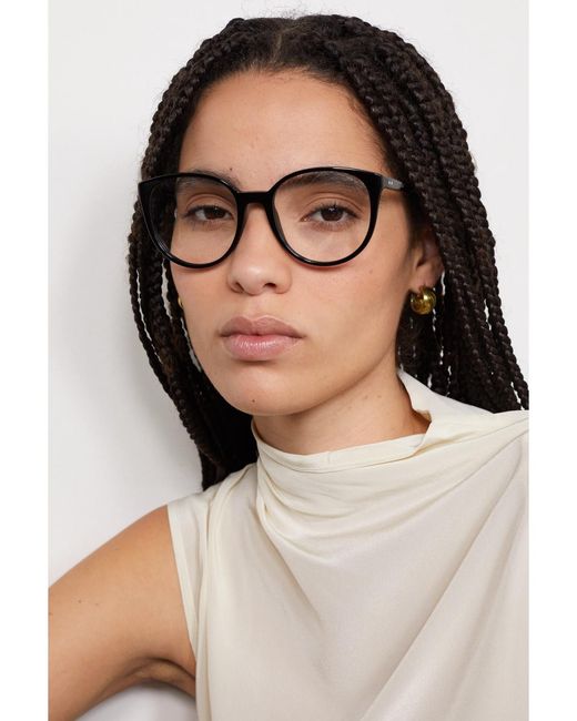 Céline White Round-Frame Acetate Optical Glasses