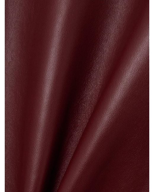 Haikure Red Serenity Midirock Aus Leder