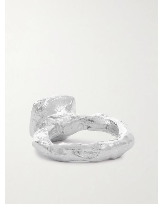 Alighieri White The Ancient Incantations Recycled Pinky Ring