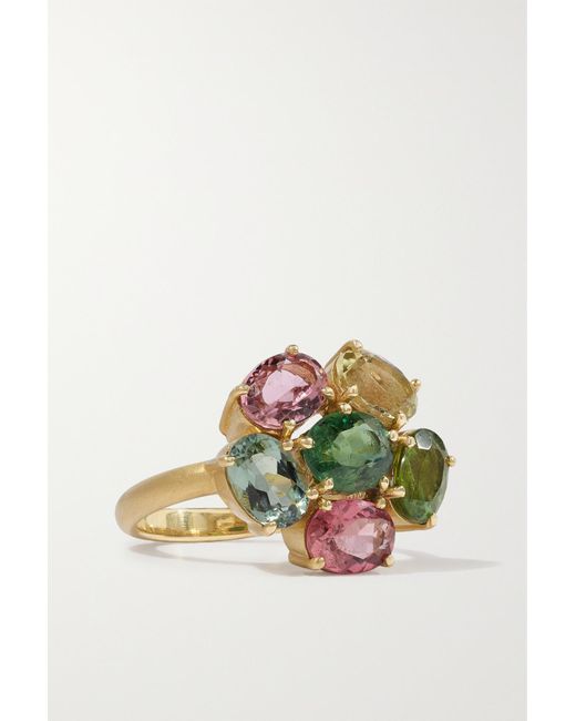 Irene Neuwirth Gemmy Gem Ring Aus 18 Karat Gold Mit Turmalinen in