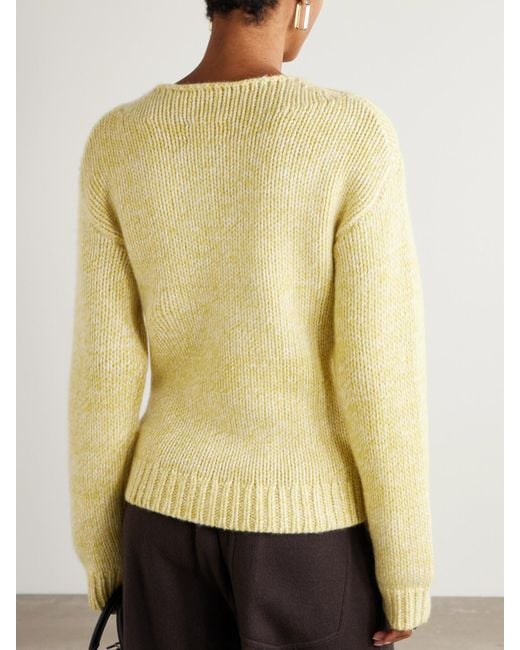 LeKasha Yellow Brest Pullover Aus Biokaschmir