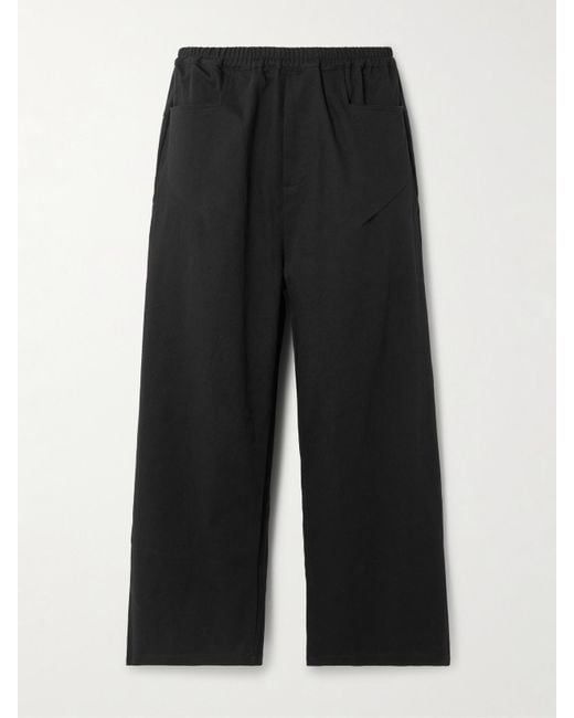 Deiji Studios Black Hose Aus Biobaumwoll-Twill