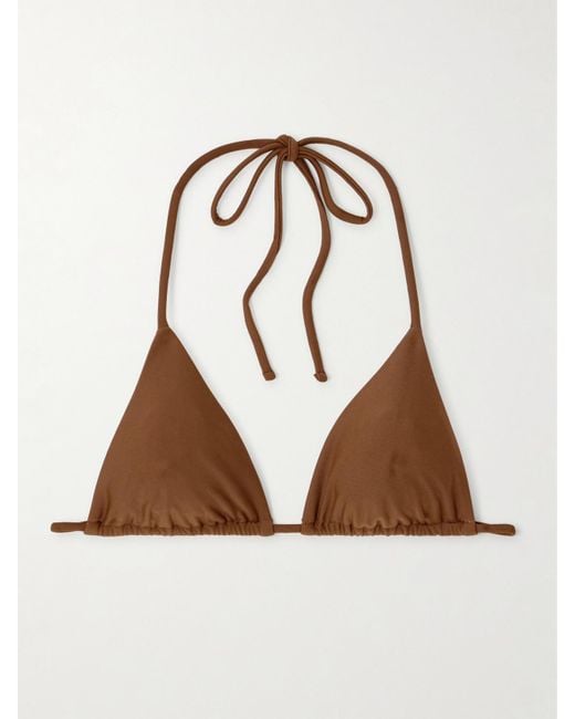 Bikini Triangle The String Matteau en coloris Brown