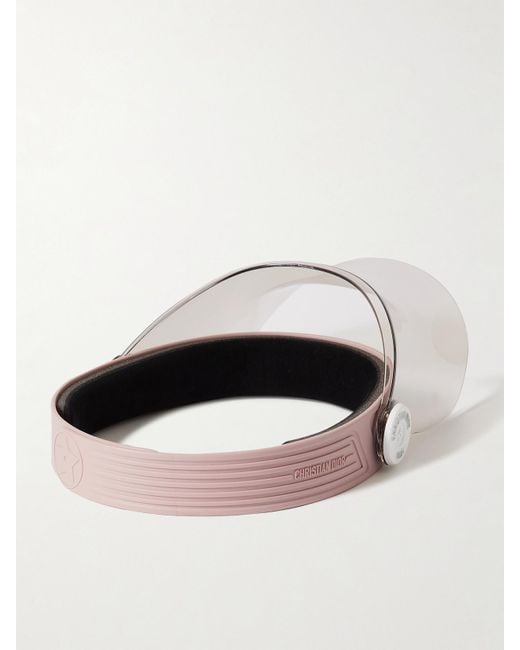 Dior Pink Diorpacific V1U Perspex And Rubber Visor
