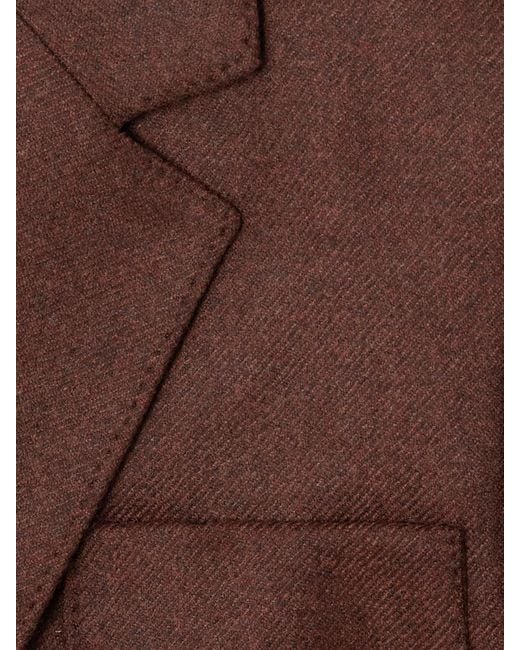 Gabriela Hearst Brown Louisa Blazer Aus Einer Woll-Kaschmirmischung
