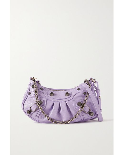 le cagole mini leather crossbody bag