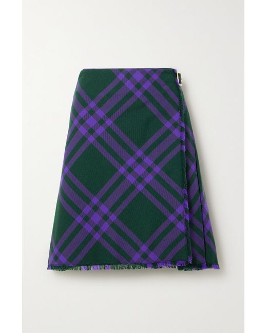burberry wrap skirt