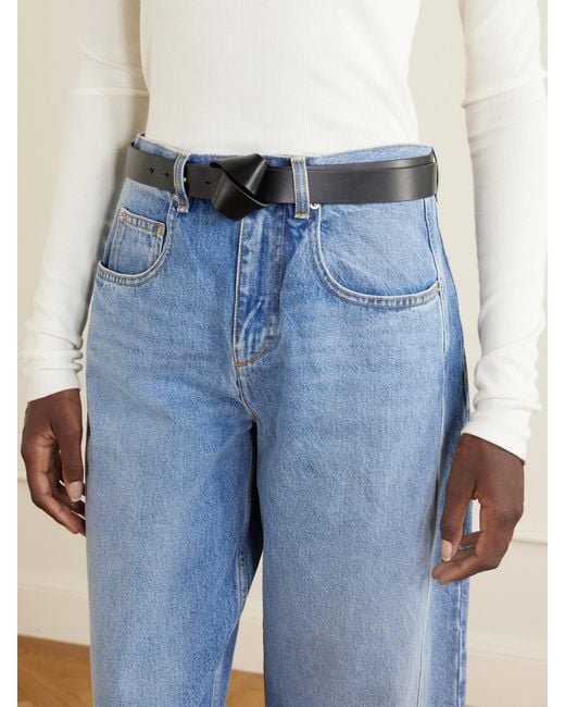 Isabel Marant Black Lassio Leather Belt