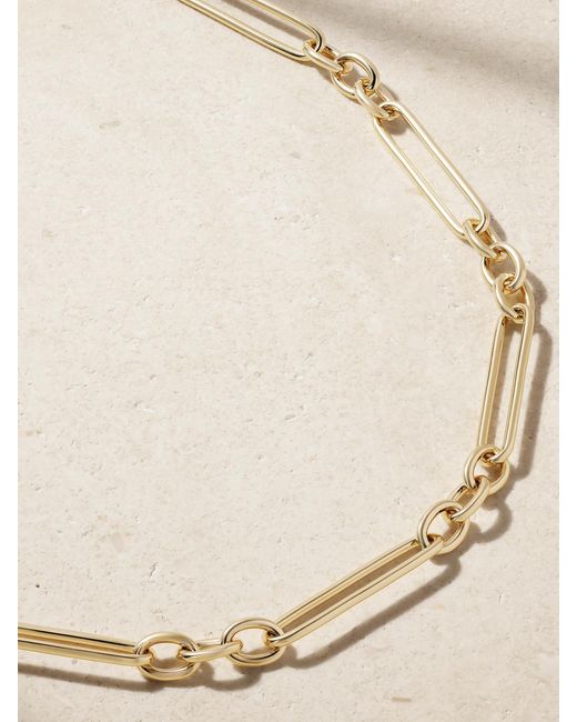 Lucy Delius Natural Trombone Link 14-Karat Necklace