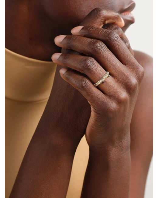 Yvonne Léon Natural Alliance Crapaud 9-Karat Diamond Ring