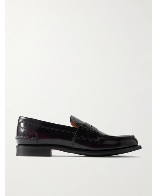 Church's Black Pembrey W Leather Loafers